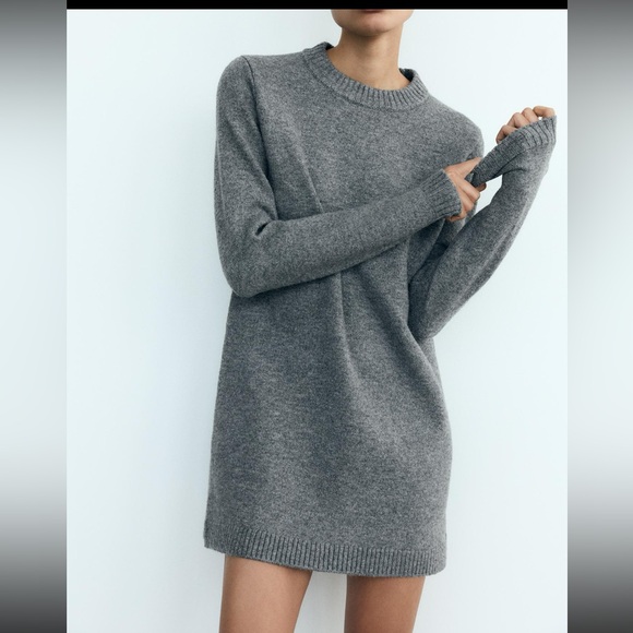 Zara short soft knit dress in size small - Picture 2 of 9